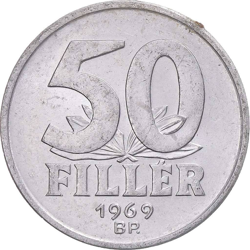 Münze, Ungarn, 50 Fillér, 1969