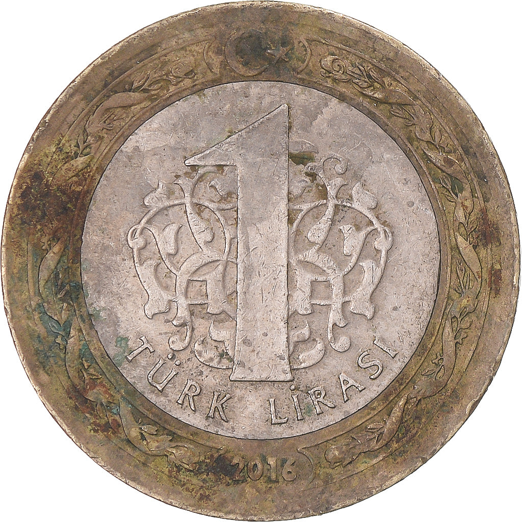 Coin, Turkey, Lira, 2016
