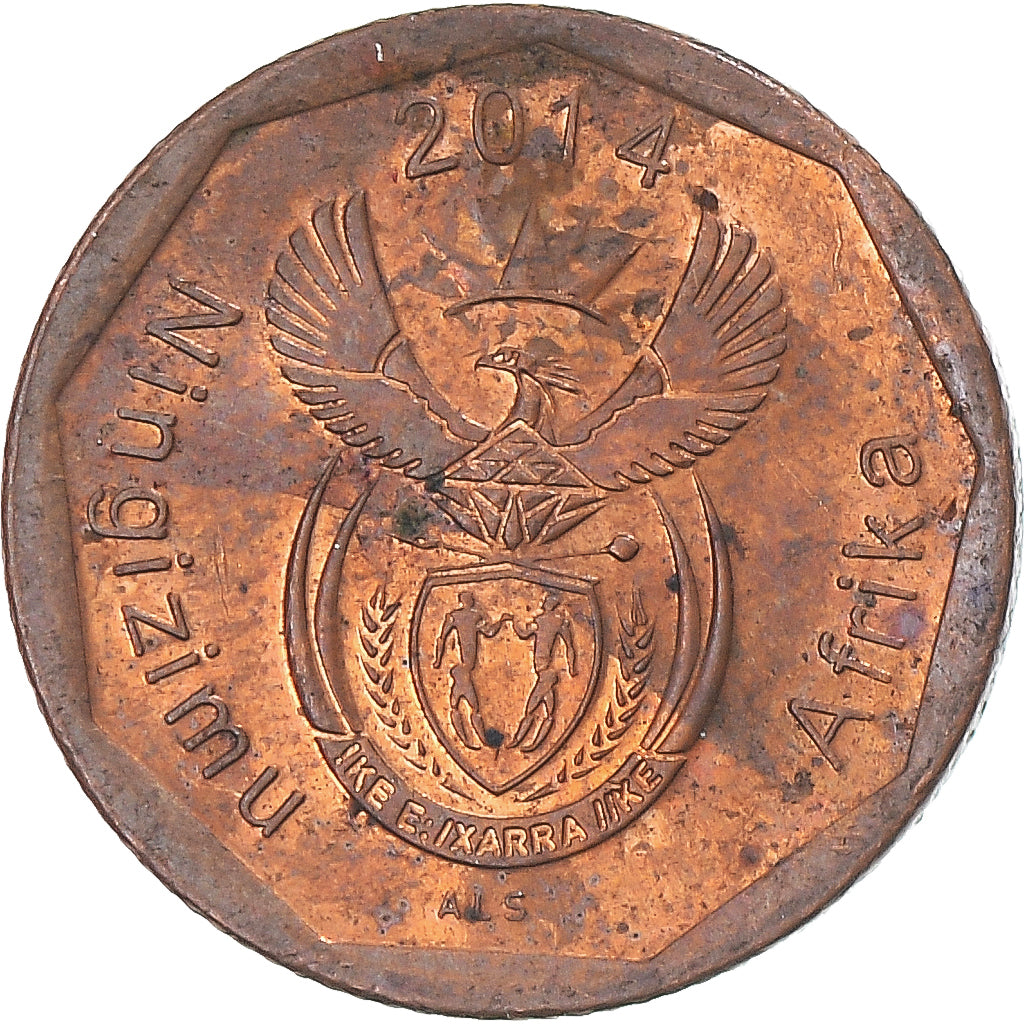 Moneta, Sudafrica, 10 Cents, 2014