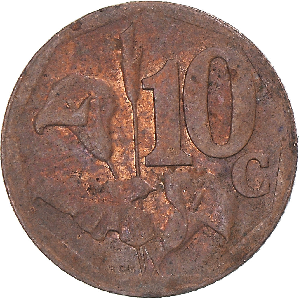 Moneta, Sudafrica, 10 Cents, 2014