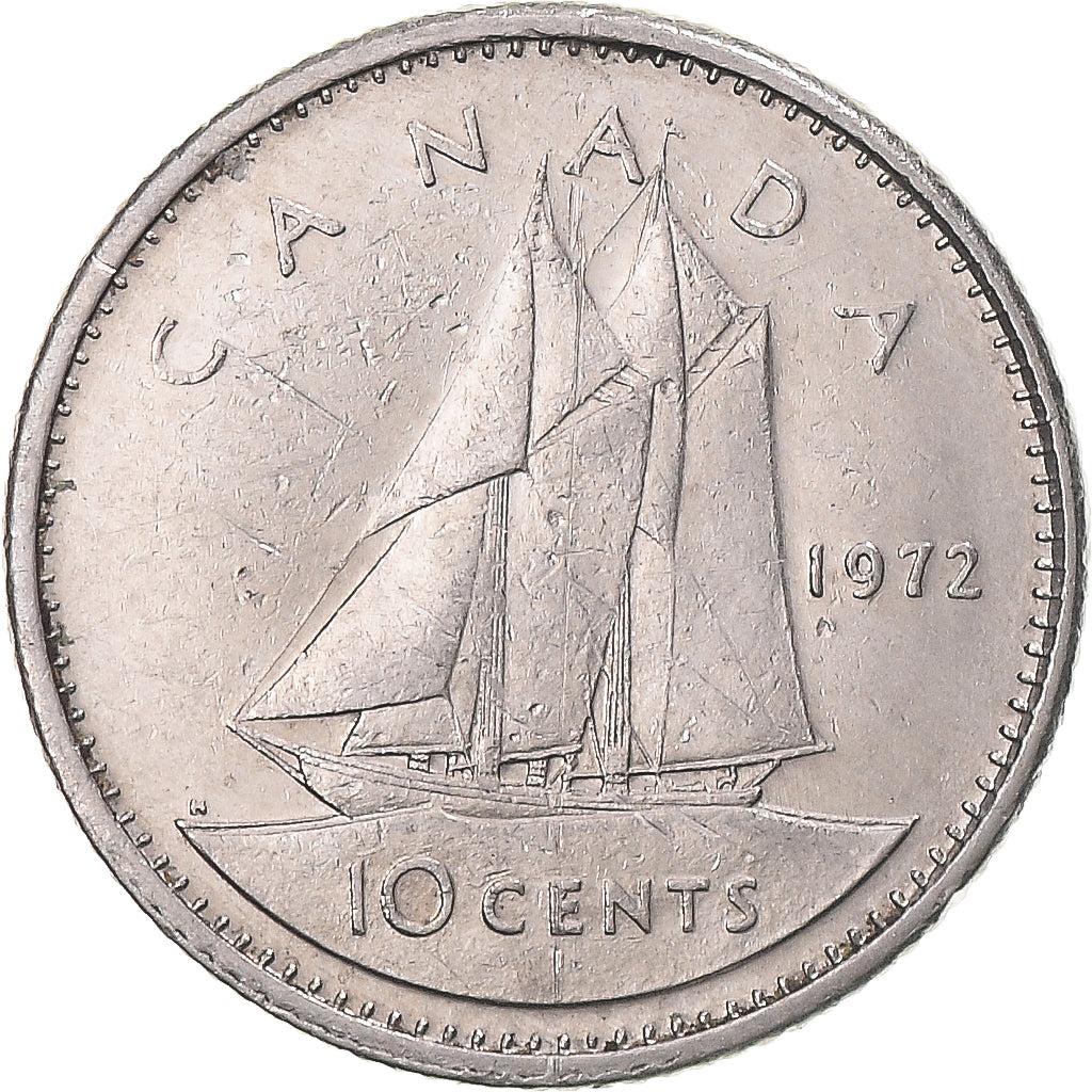 Munten, Canada, 10 Cents, 1972