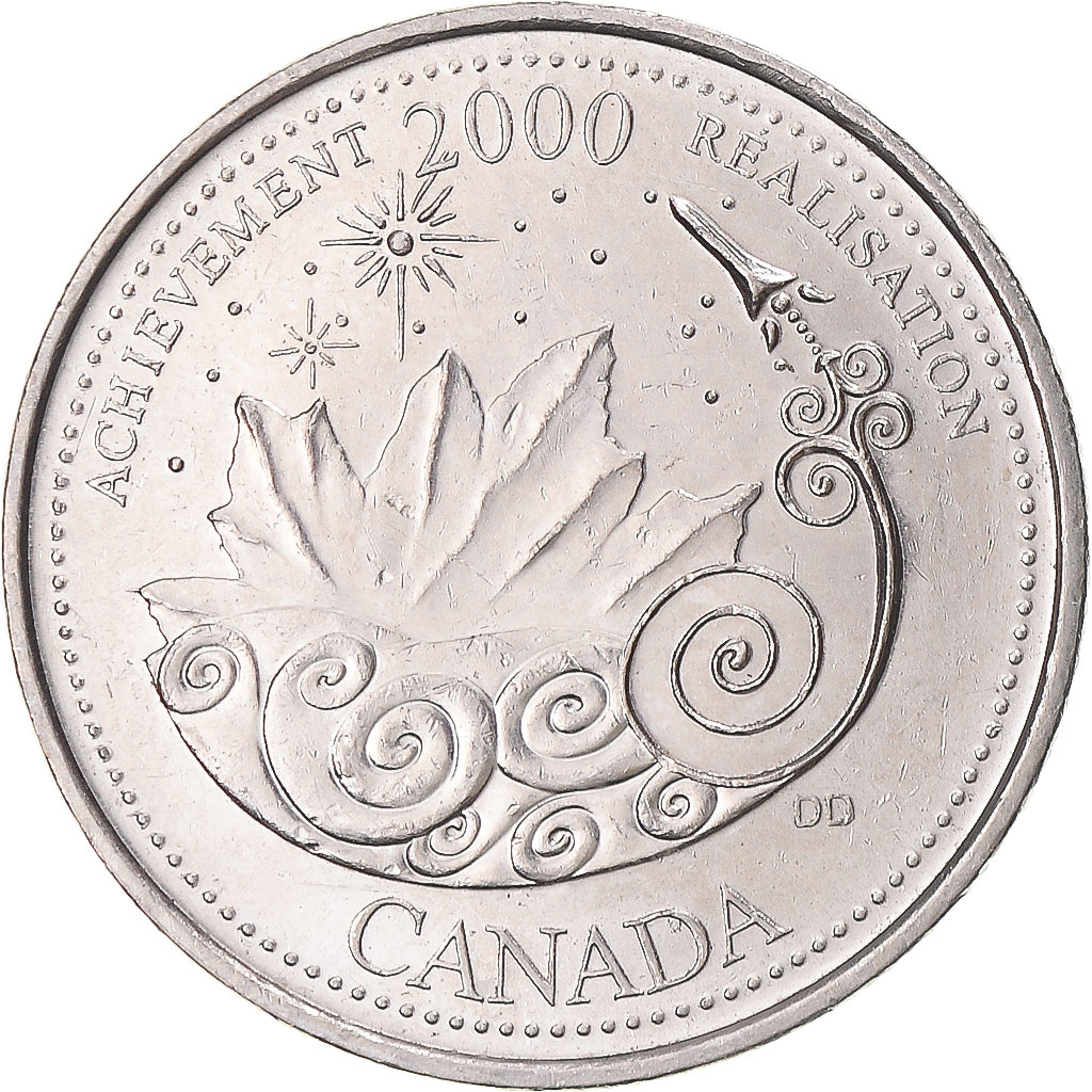 Moneta, Canada, 25 Cents, 2000