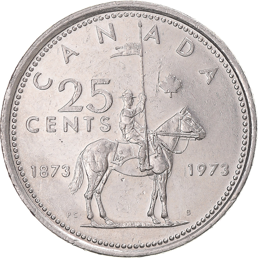 Moneta, Canada, 25 Cents, 1973