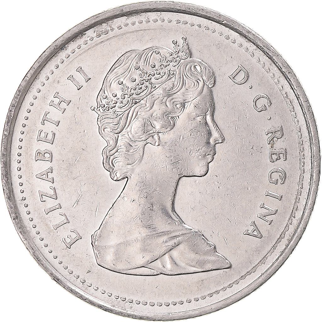 Moneta, Canada, 25 Cents, 1987