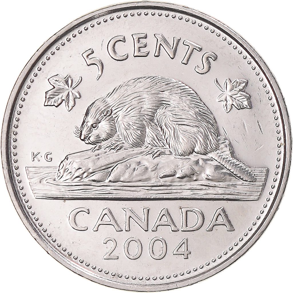 Munten, Canada, 5 Cents, 2004