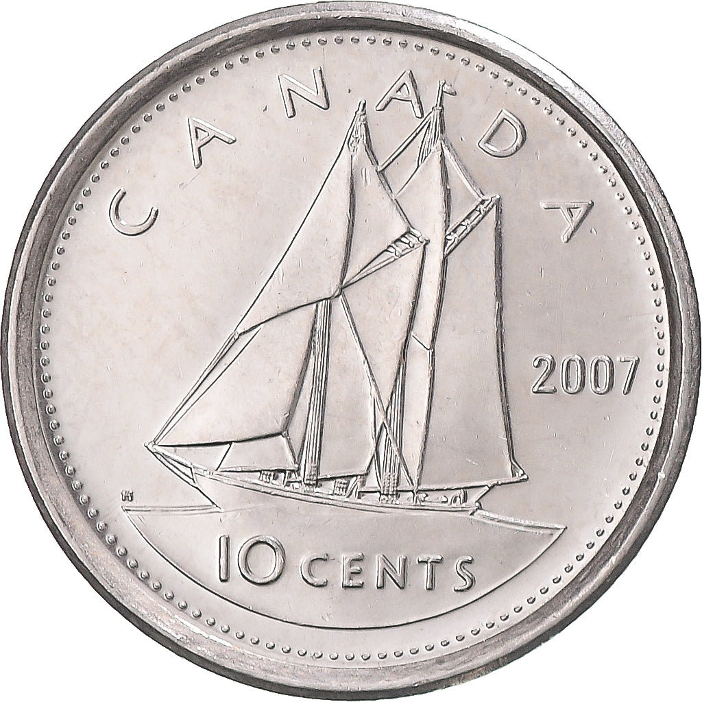 Munten, Canada, 10 Cents, 2007