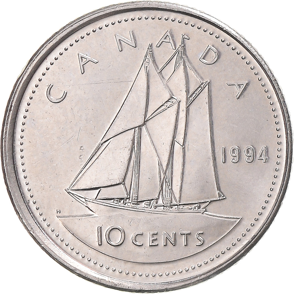 Moneta, Canada, 10 Cents, 1994