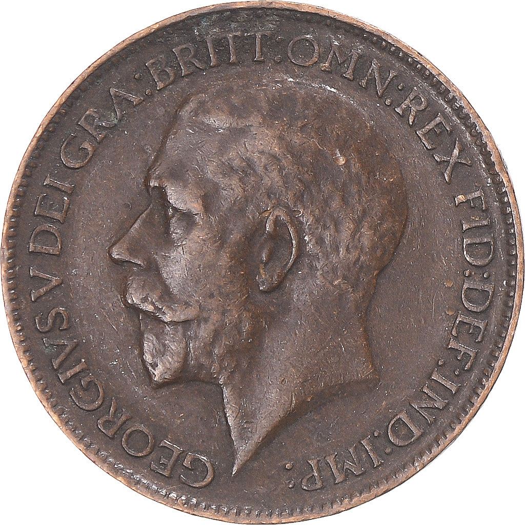 Munten, Groot Bretagne, Farthing, 1911