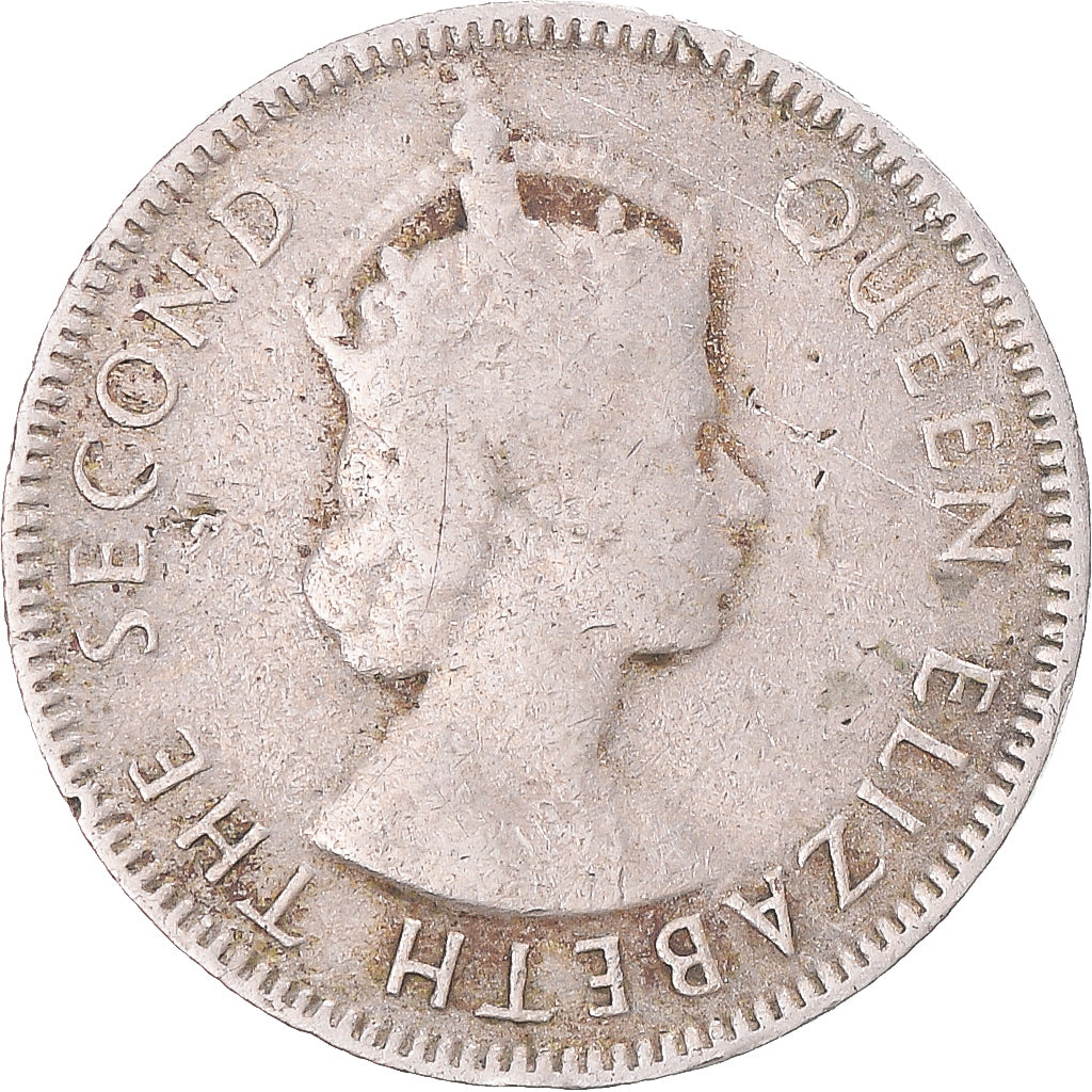 Münze, Seychelles, 25 Cents, 1954