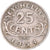 Moneta, Seszele, 25 Cents, 1954