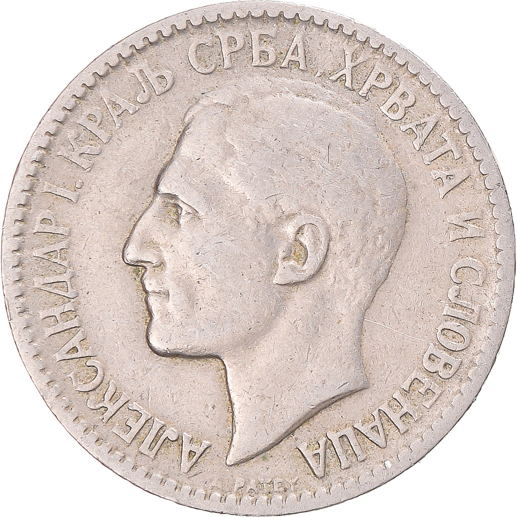 Servië, Dinar, 1925, Zilver, FR