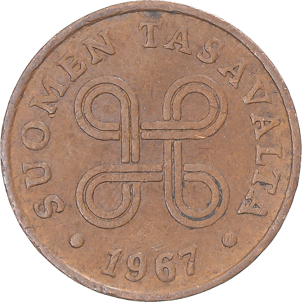 Coin, Finland, Penni, 1967