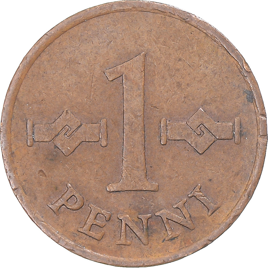 Coin, Finland, Penni, 1967
