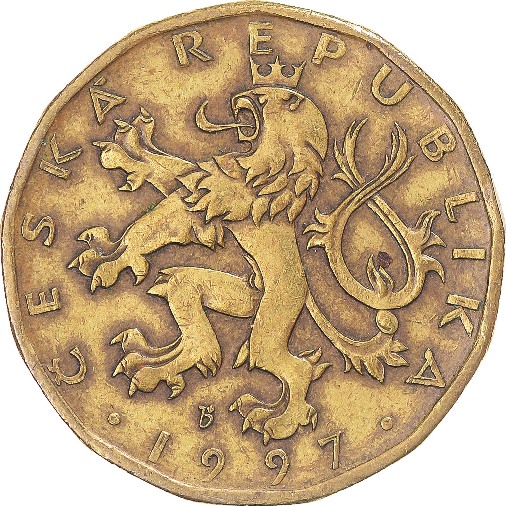 Coin, Czech Republic, 20 Korun, 1997