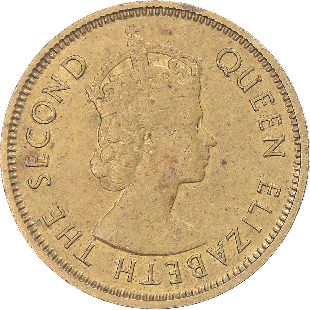 Coin, Hong Kong, 10 Cents, 1963