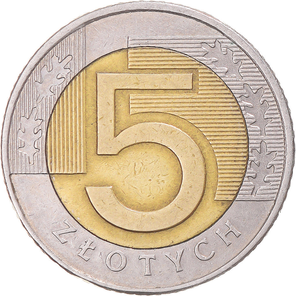 Münze, Polen, 5 Zlotych, 1994