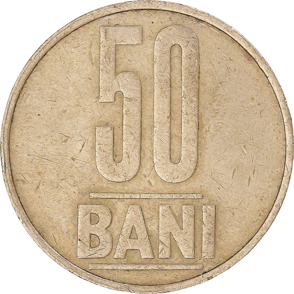 Moneda, Rumanía, 50 Bani, 2005