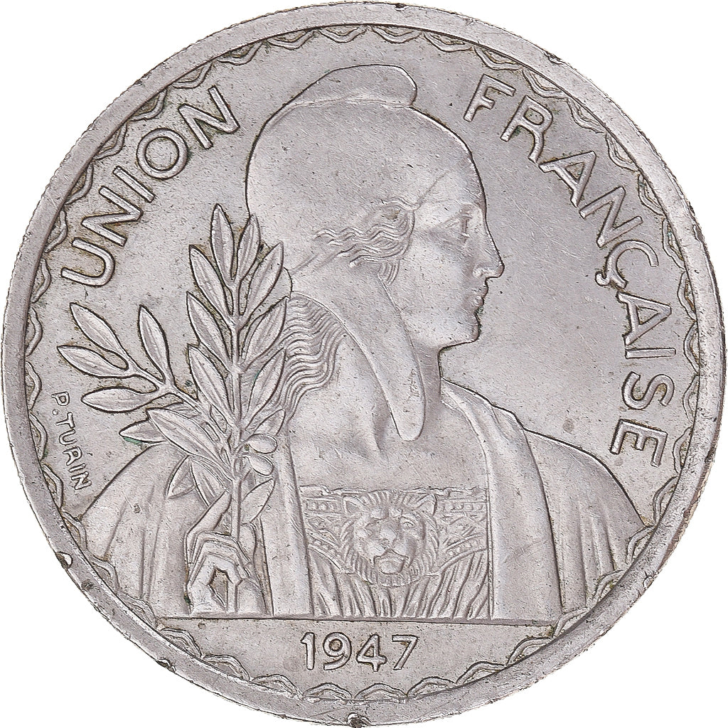 Coin, Indochina, Piastre, 1947