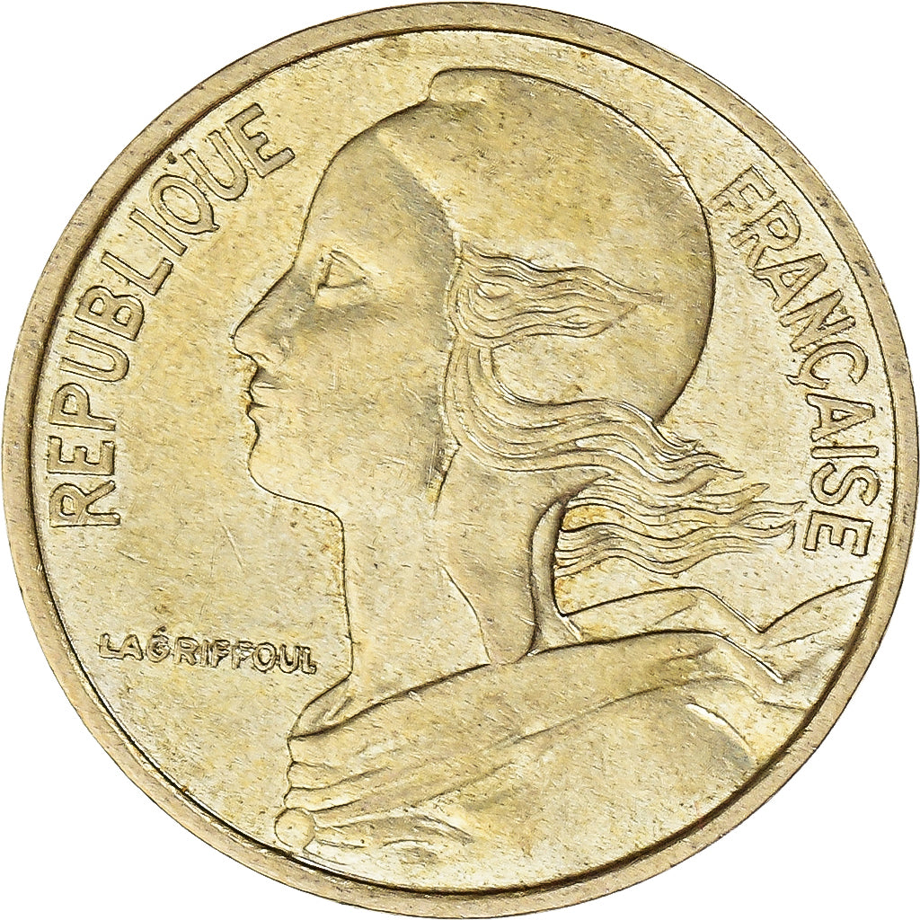 Moneta, Francja, 5 Centimes, 1990