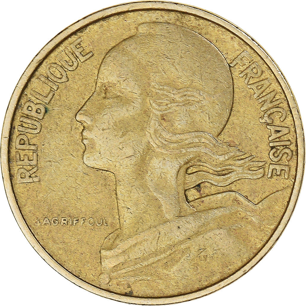 Munten, Frankrijk, 10 Centimes, 1968