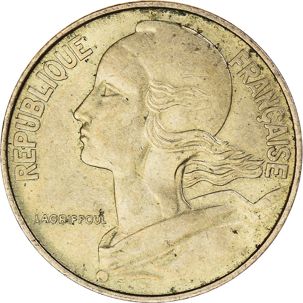 Moneta, Francja, 20 Centimes, 1970