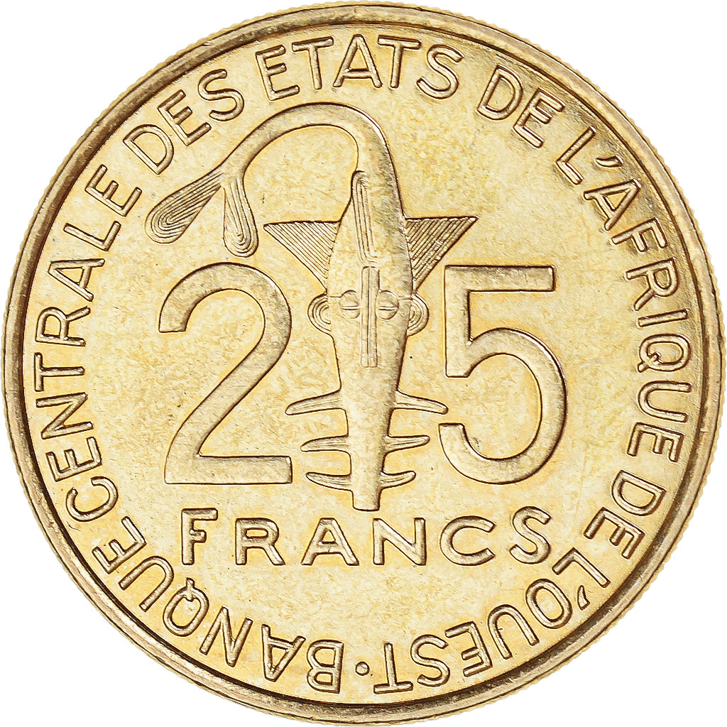 Münze, West African States, 25 Francs, 2009