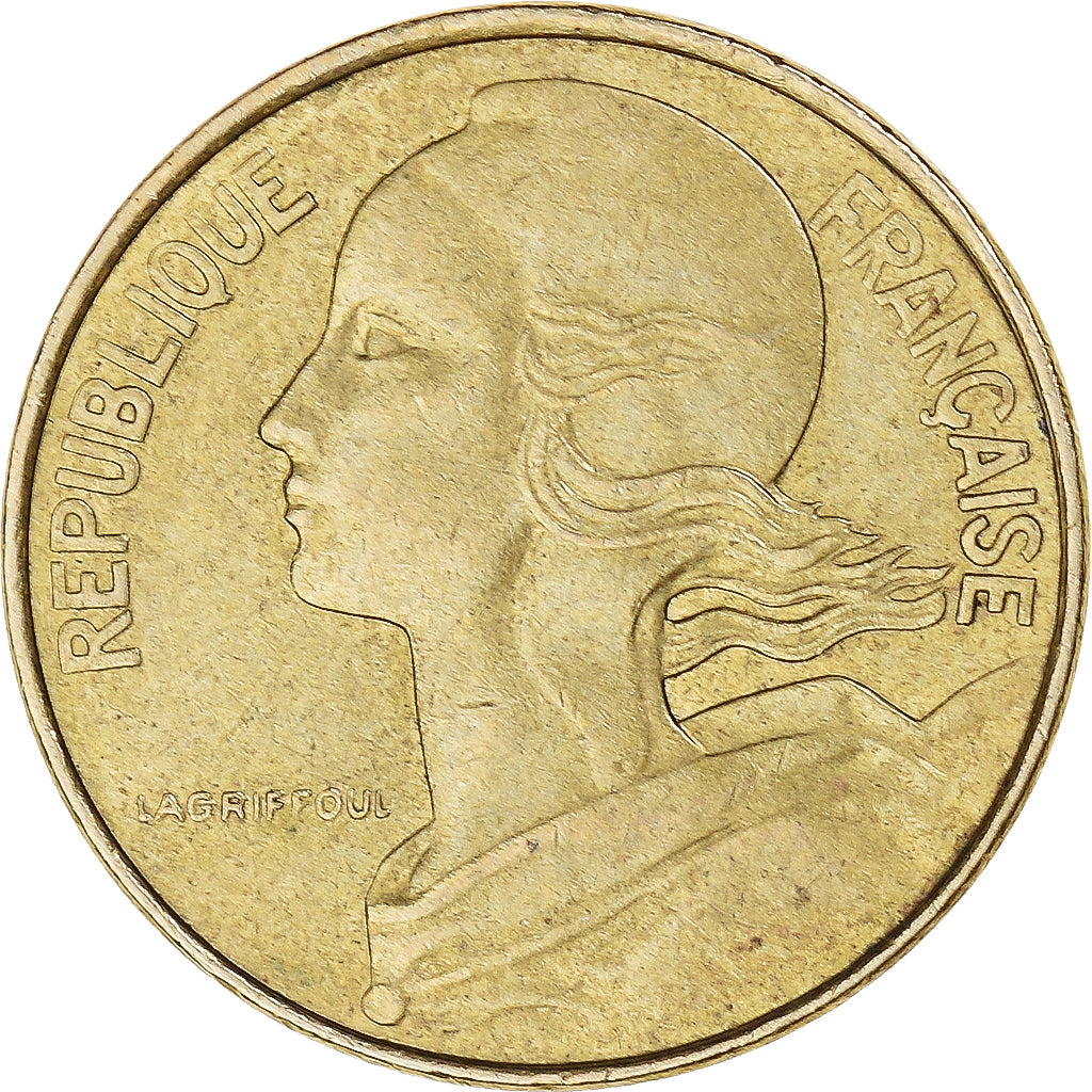 Munten, Frankrijk, 10 Centimes, 1974