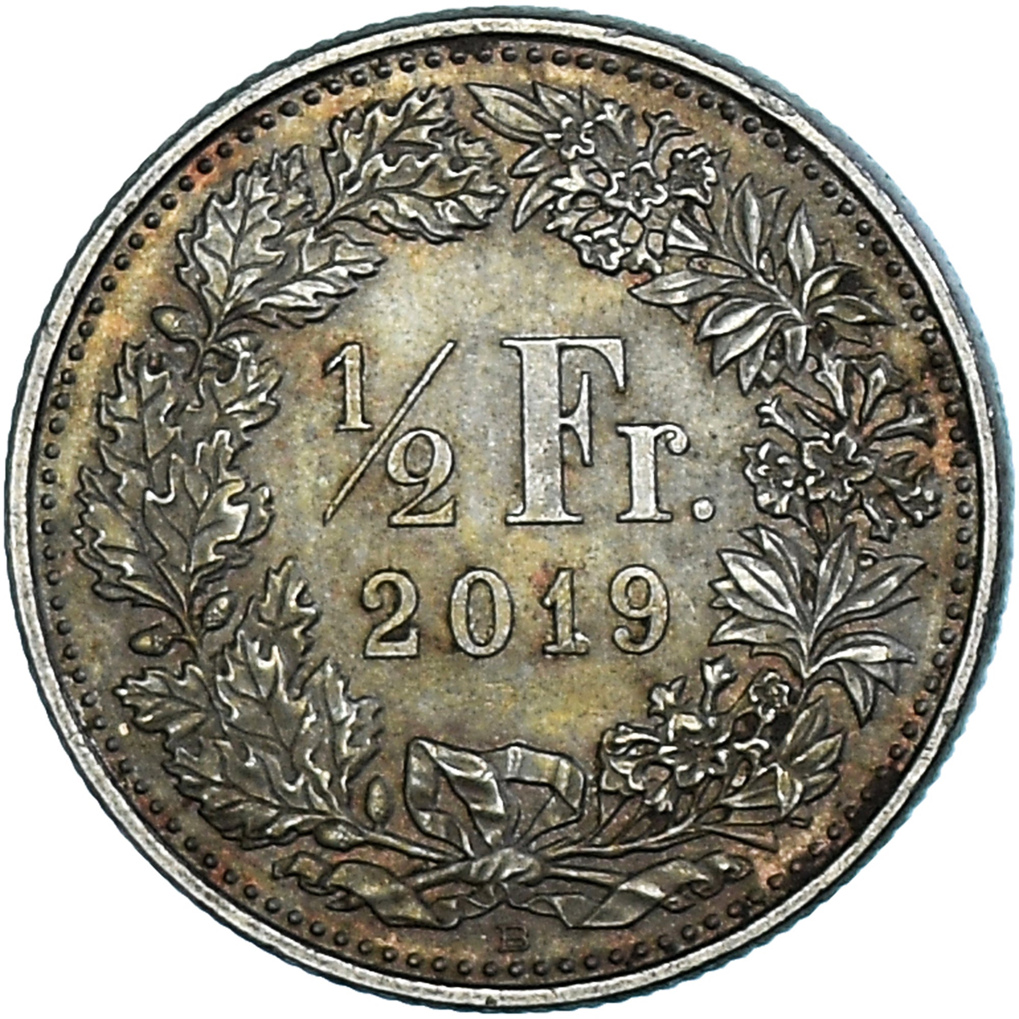 Moneda, Suiza, 1/2 Franc, 2019