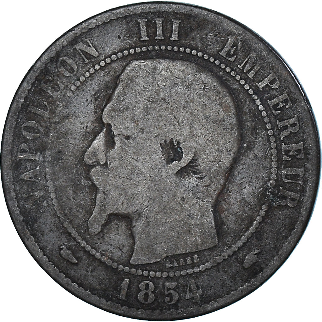 Monnaie, France, 10 Centimes, 1854