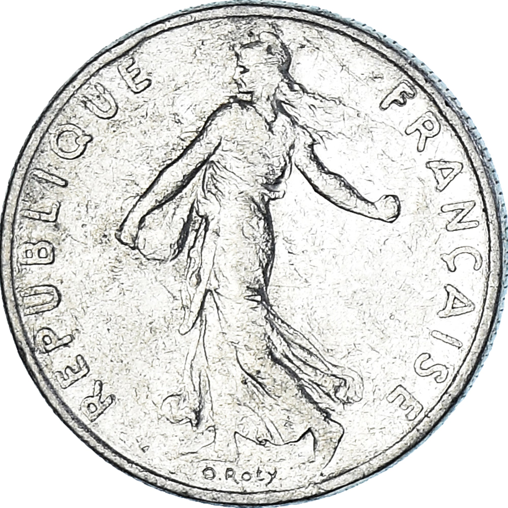 Moeda, França, 1/2 Franc, 1978