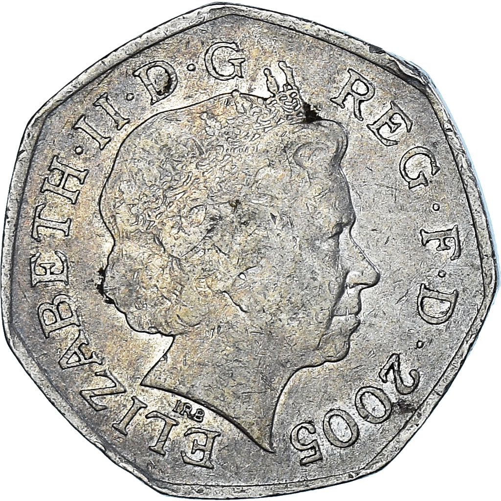 Moneda, Gran Bretaña, 50 Pence, 2005