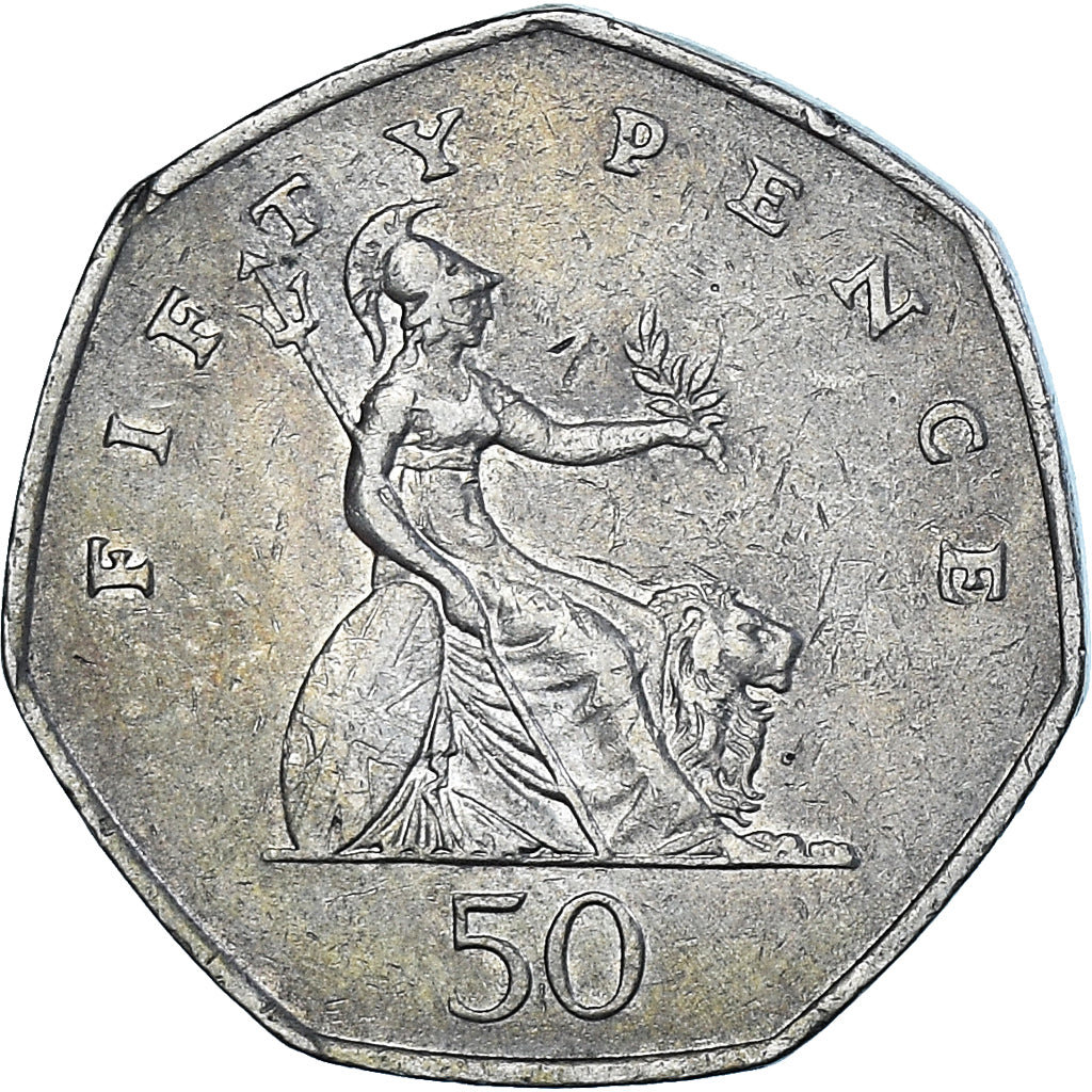 Moneda, Gran Bretaña, 50 Pence, 2005