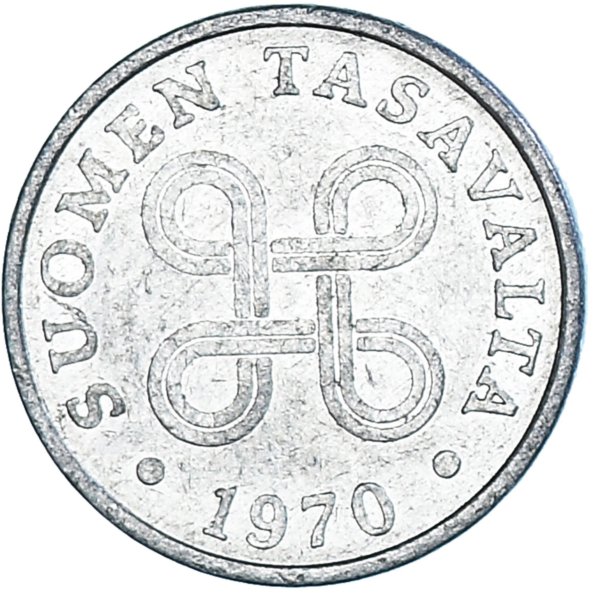 Moneda, Finlandia, Penni, 1970