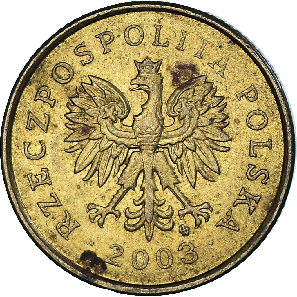 Moneta, Polonia, 5 Groszy, 2003