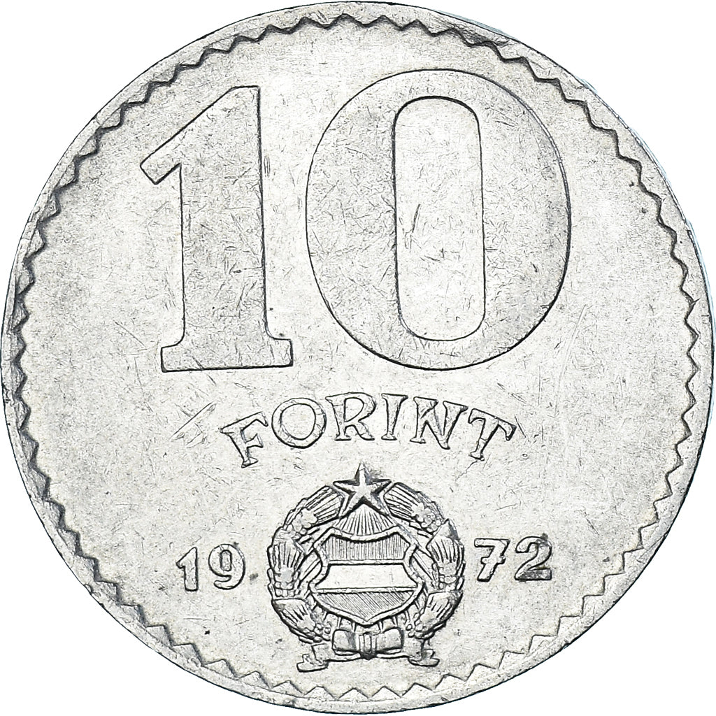 Moneta, Ungheria, 10 Forint, 1972