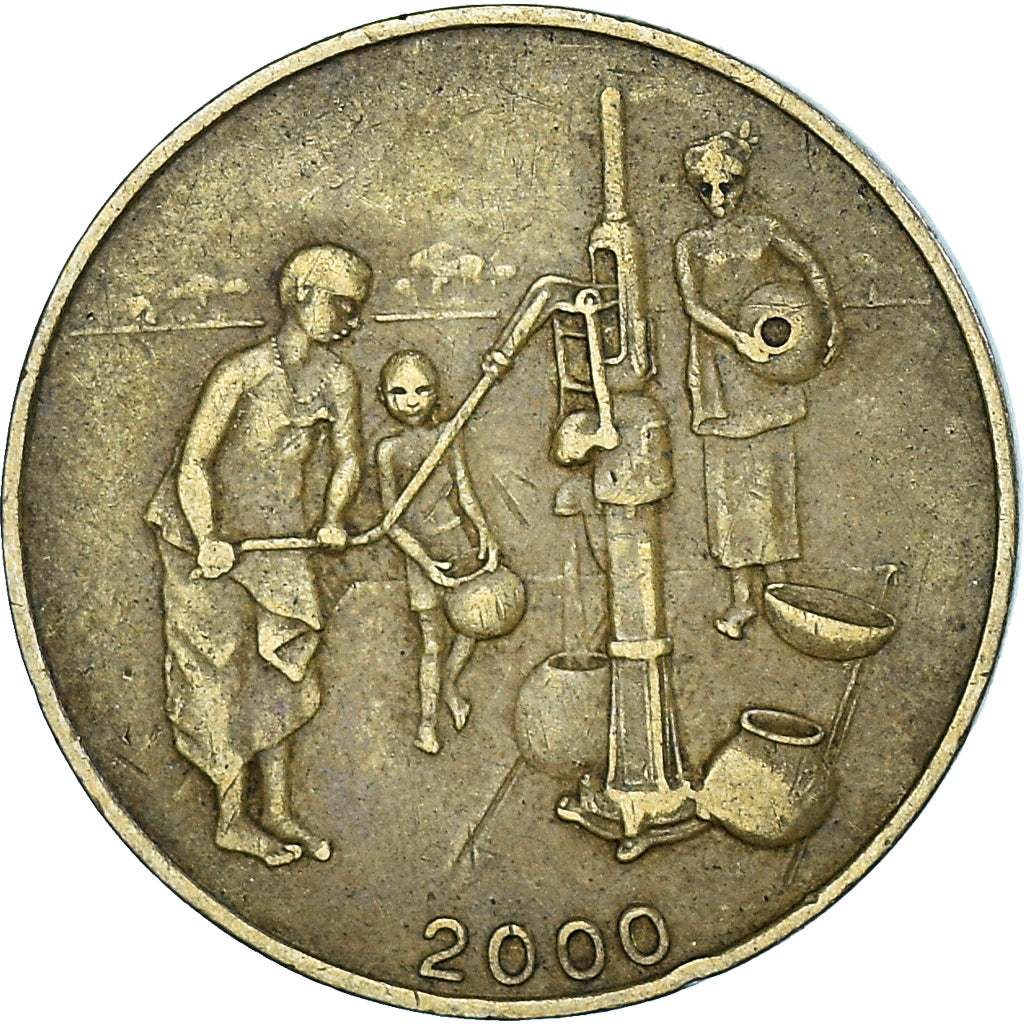 Münze, West African States, 10 Francs, 2000