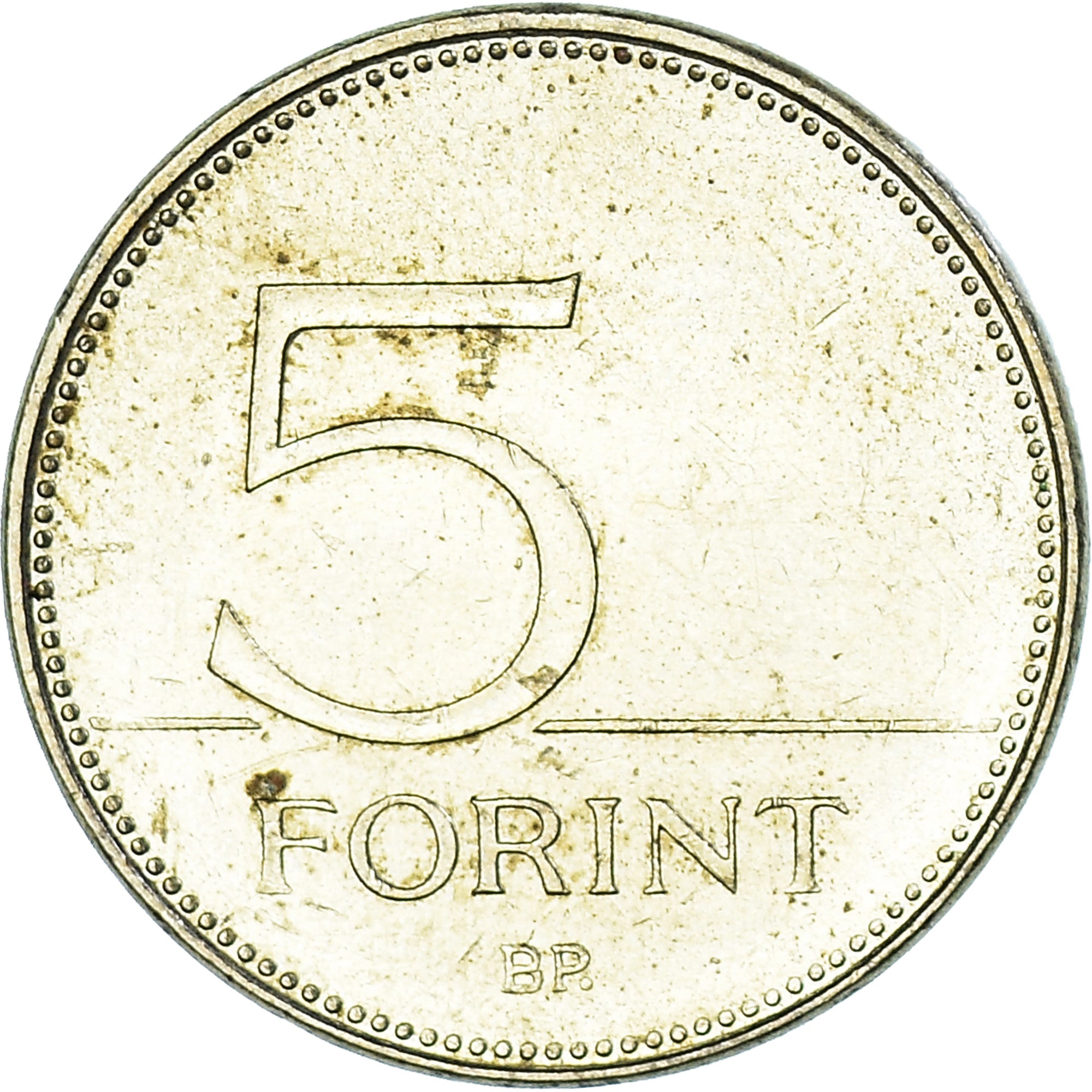 Moneta, Ungheria, 5 Forint, 2010