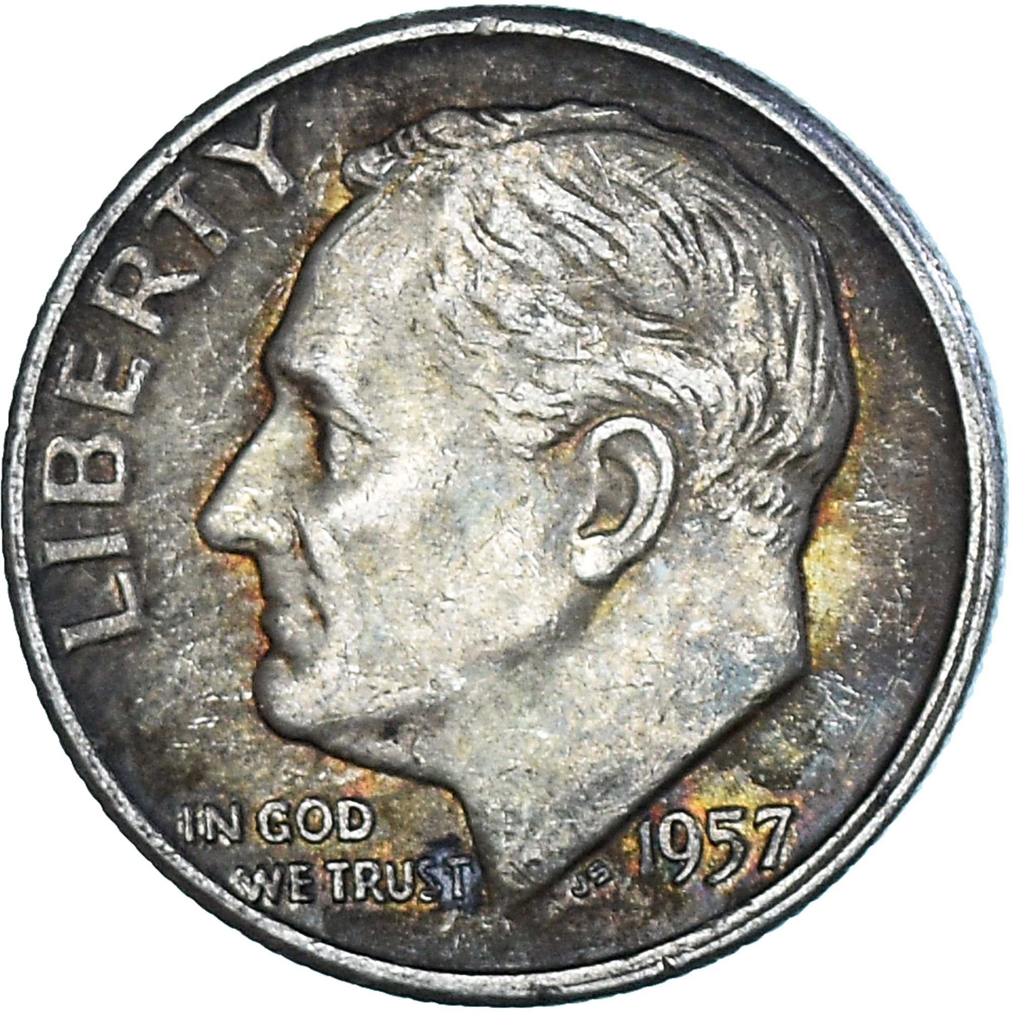 Münze, Vereinigte Staaten, Dime, 1957