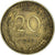 Moneta, Francja, 20 Centimes, 1968