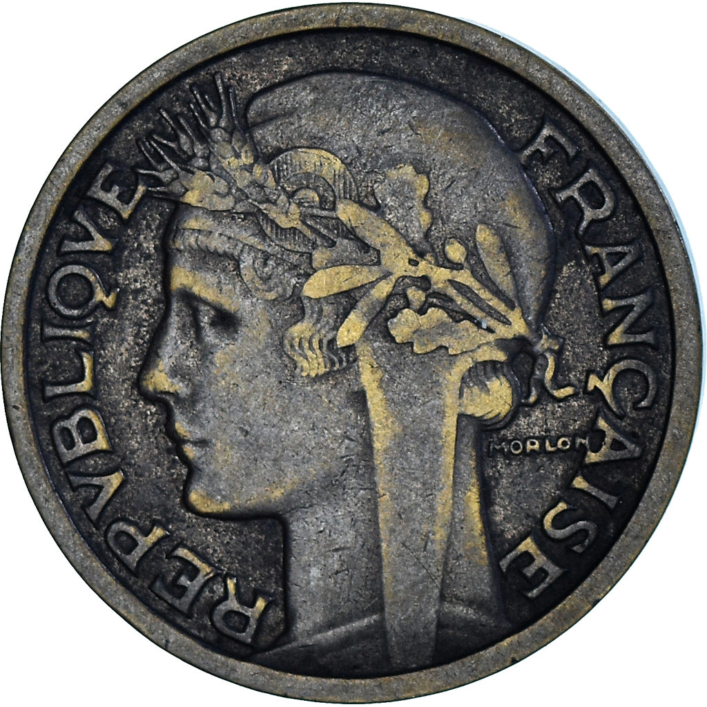 Münze, Frankreich, 2 Francs, 1934