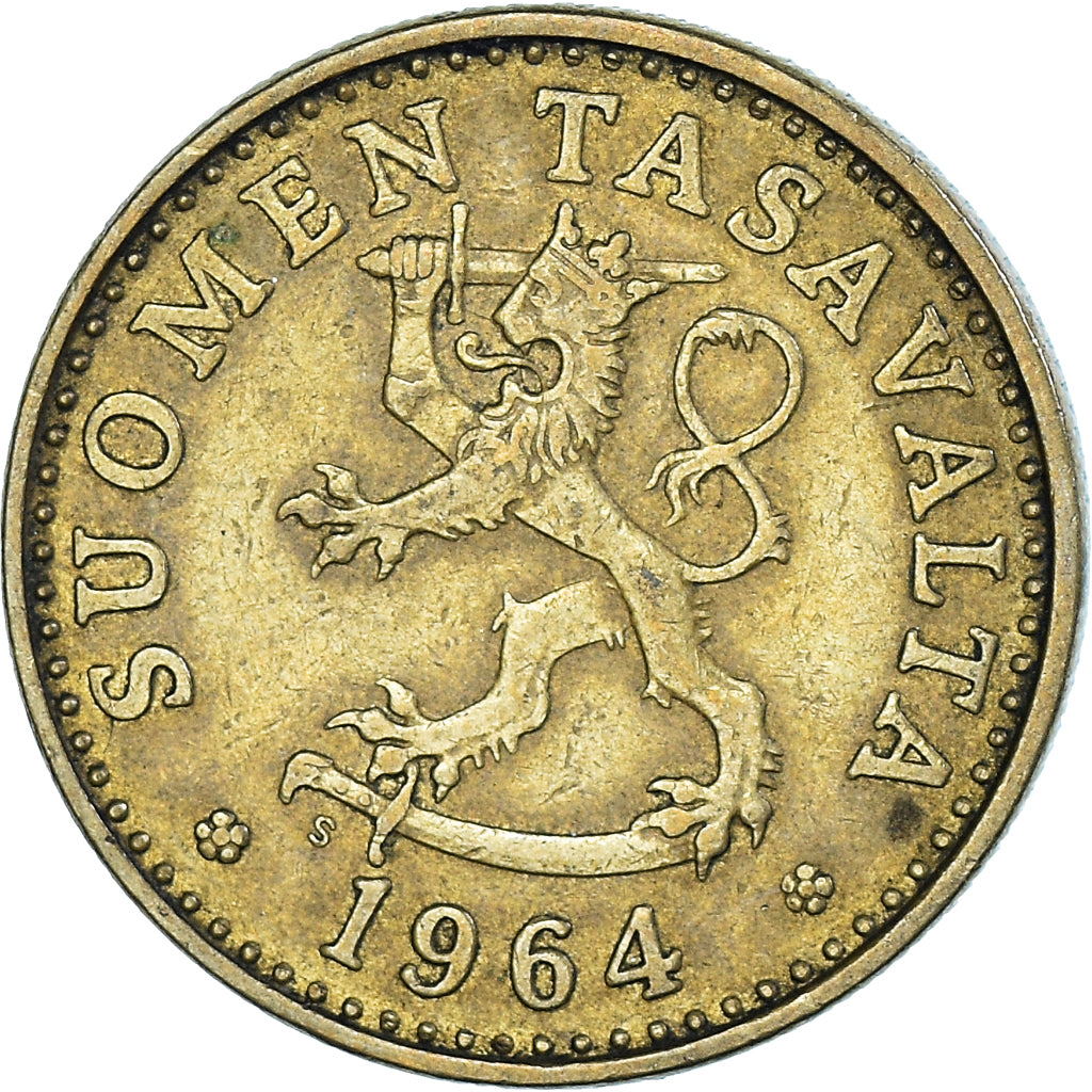 Munten, Finland, 20 Pennia, 1964