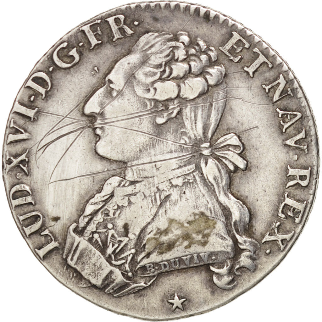 Louis XVI, 1/5 Ecu 1788 Lille, KM 569.13