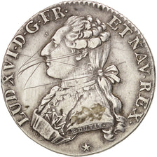Louis XVI, 1/5 Ecu 1788 Lille, KM 569.13