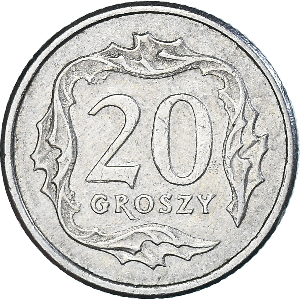 Moneta, Polonia, 20 Groszy, 1998
