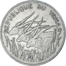 Coin, Chad, 100 Francs, 1975