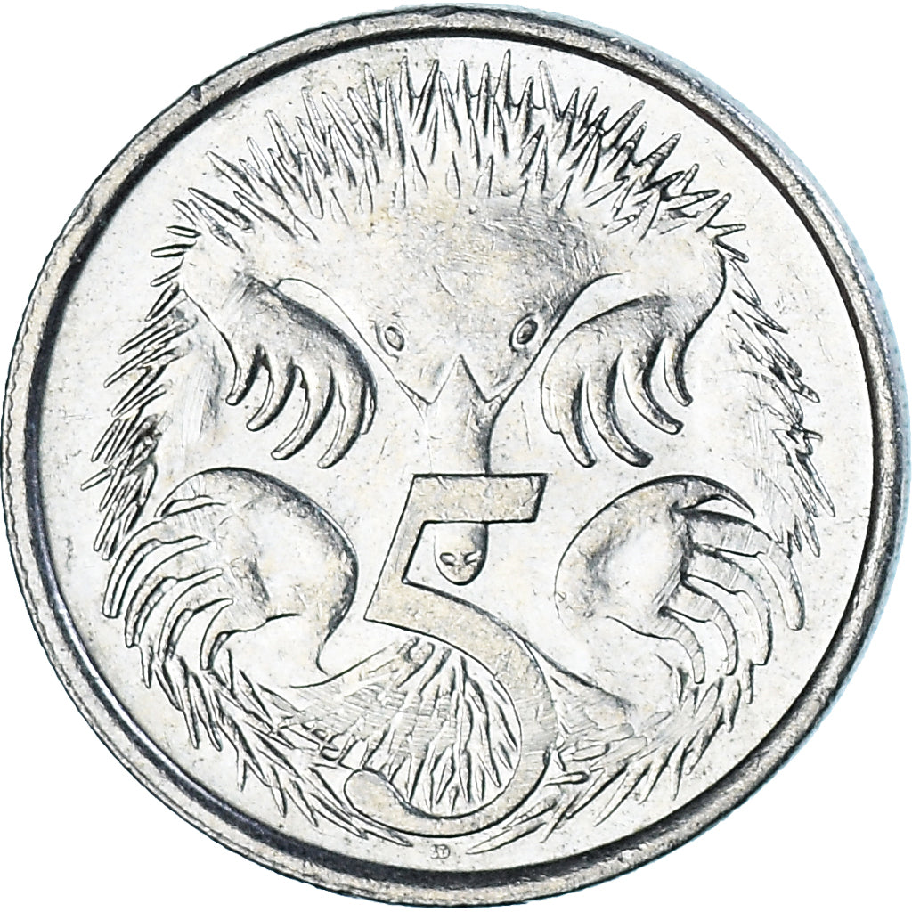 Münze, Australien, 5 Cents, 2010