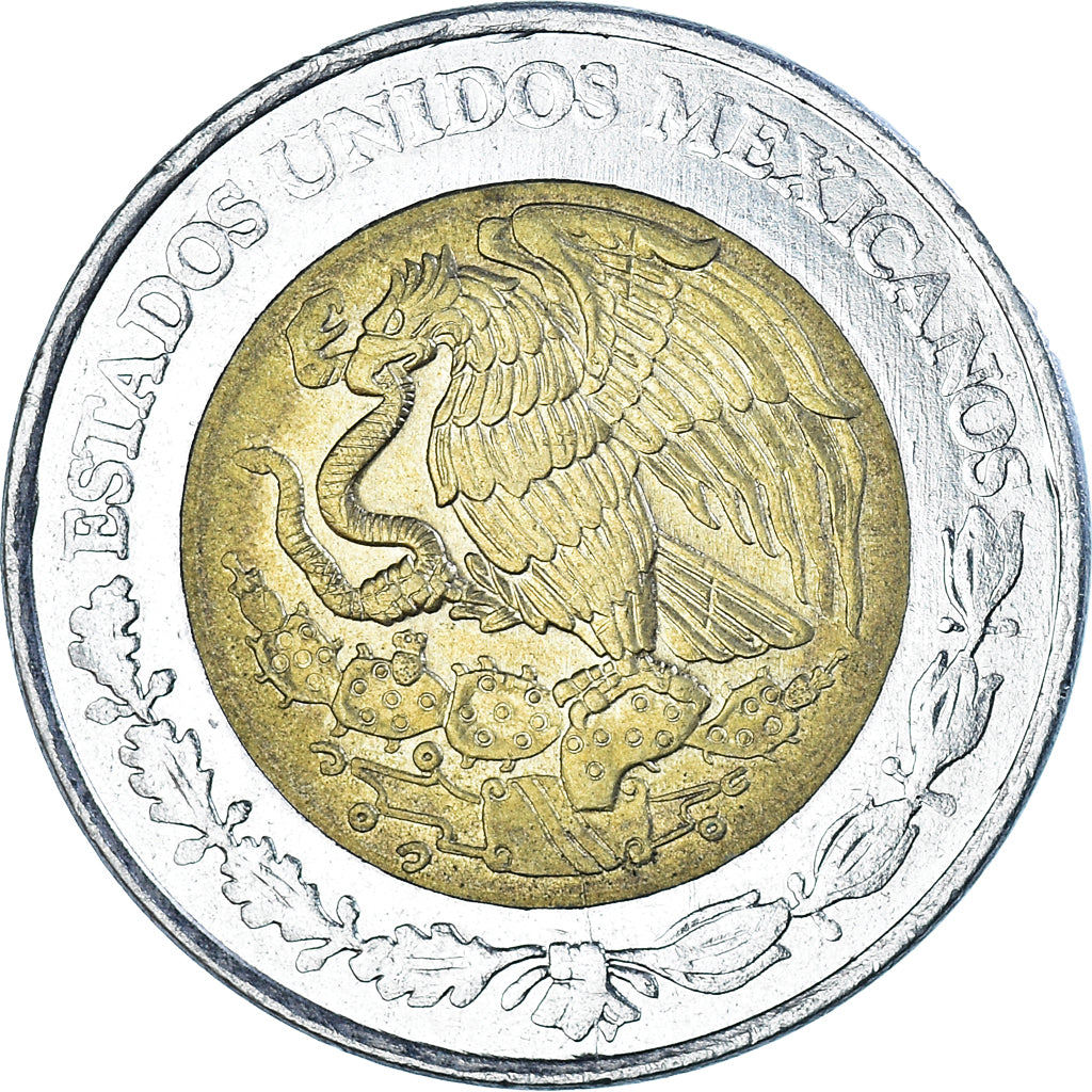 Monnaie, Mexique, 5 Nuevo Pesos, 1992