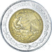 Coin, Mexico, 5 Nuevo Pesos, 1992
