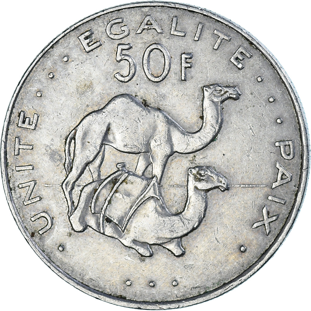 Coin, Djibouti, 50 Francs, 2016