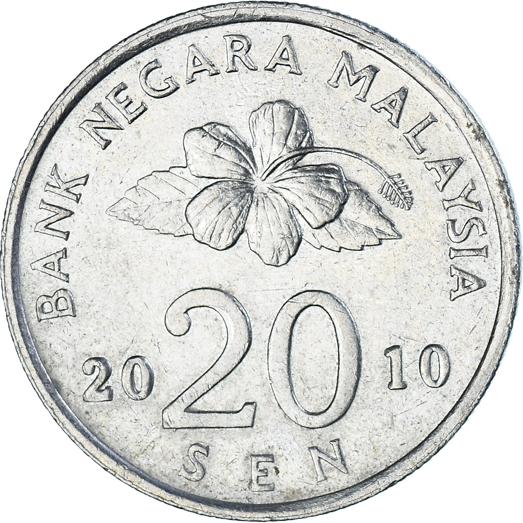 Munten, Maleisië, 20 Sen, 2010